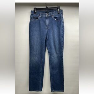 eileen fisher womens blue Jean size 6 Straight Leg